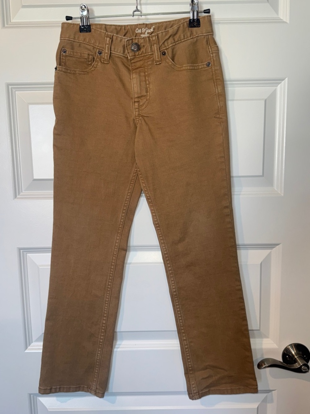 Cat & Jack Tan Straight-Leg Corduroy Pants